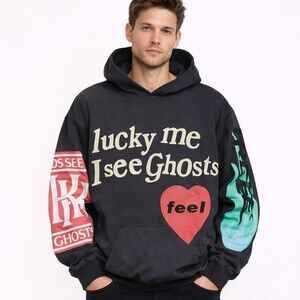 Lucky Me I See Ghosts Hoodie Camp Flog Gnaw Nov 11 Kids See Ghosts Kanye Cudi